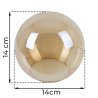 Klosz szklany uniwersalny miodowy kula 14cm z kolekcji RING