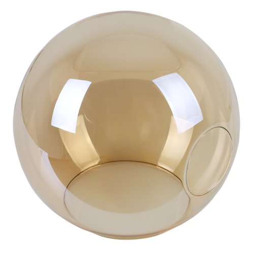 Klosz szklany uniwersalny miodowy kula 14cm z kolekcji RING