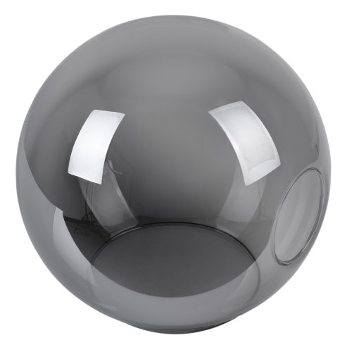 Klosz szklany uniwersalny grafitowy kula 14cm z kolekcji RING