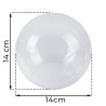 Klosz szklany uniwersalny bezbarwny kula 14cm z kolekcji RING