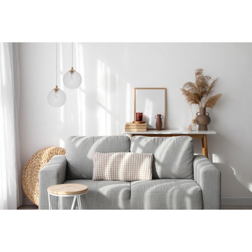 Klosz szklany kula uniwersalny bezbarwny kryształowy 15cm z kolekcji CANNES