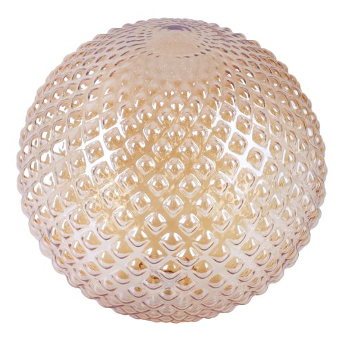 Klosz szklany miodowy kula uniwersalny kryształ 15cm z kolekcji CANNES