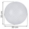 Klosz szklany kula uniwersalny bezbarwny kryształowy 20cm z kolekcji CANNES