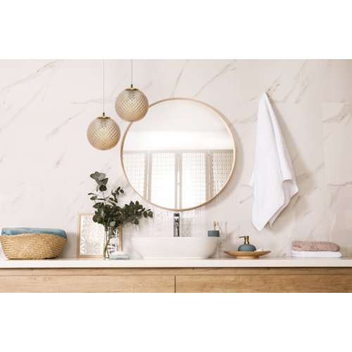 Klosz szklany duża kula miodowa topazowa uniwersalny 20cm z kolekcji CANNES