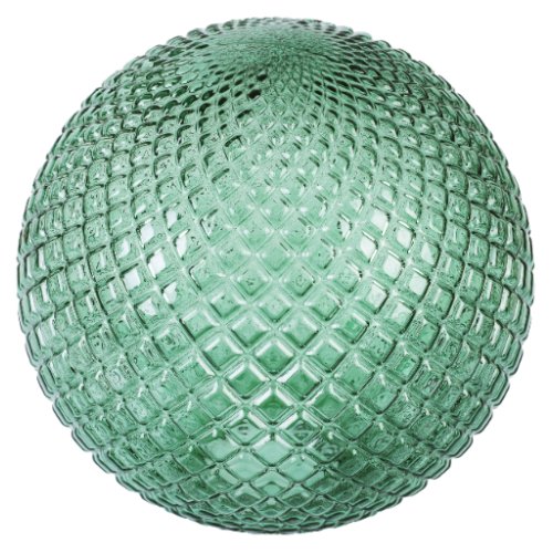 Klosz szklany kula uniwersalny zielony kryształ glamour 20cm z kolekcji CANNES