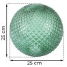 Klosz szklany kula uniwersalny zielony kryształ 25cm z kolekcji CANNES
