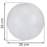 Klosz szklany kryształowa kula uniwersalny przezroczysty 25cm z kolekcji CANNES