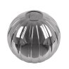 Klosz szklany uniwersalnygrafitowy kula  15cm styl glamour z kolekcji COSTA