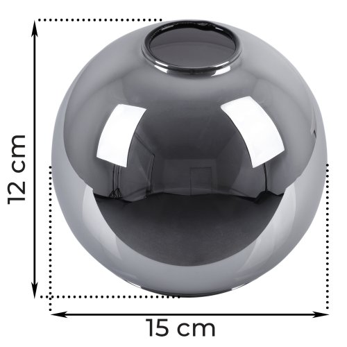 Klosz szklany uniwersalny kula glamour z kolekcji BERGEN