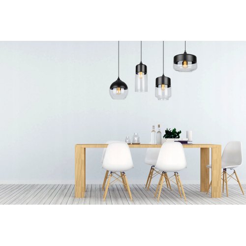 Klosz szklany uniwersalny kula loft przezroczysta 20cm z kolekcji OSLO