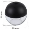 Klosz szklany uniwersalny kula loft przezroczysta 20cm z kolekcji OSLO