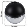 Klosz szklany uniwersalny kula chromowana 20cm z kolekcji OSLO