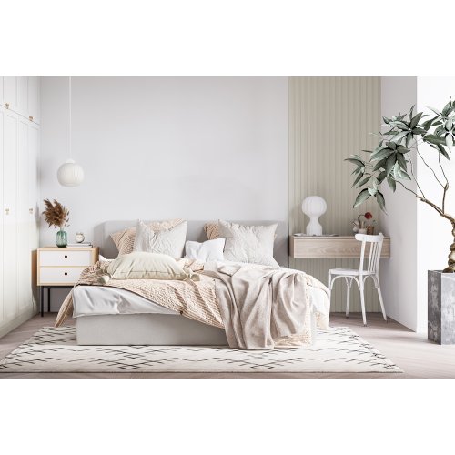 Klosz szklany uniwersalny biała kula glamour nowoczesna 14cm z kolekcji RIFFLE