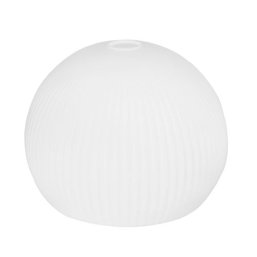 Klosz szklany uniwersalny duża biała kula 29cm z kolekcji RIFFLE