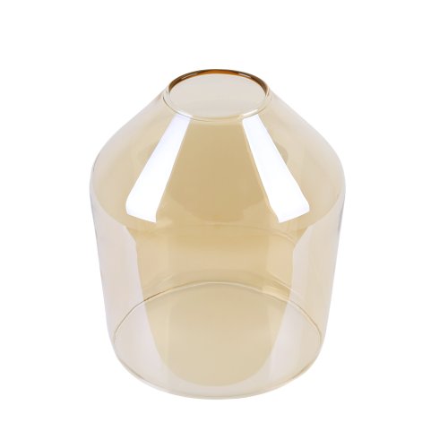 Klosz szklany uniwersalny miodowy topazowy z kolekcji NOVALJA