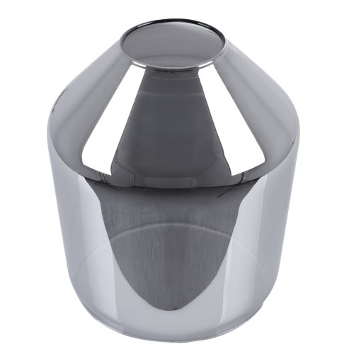 Klosz szklany uniwersalny grafitowy loft z kolekcji NOVALJA