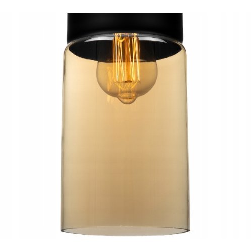 Klosz szklany uniwersalny topazowy miodowy elegancki z kolekcji OSLO