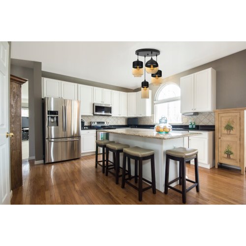 Klosz szklany uniwersalny miodowy 18cm styl loft z kolekcji OSLO