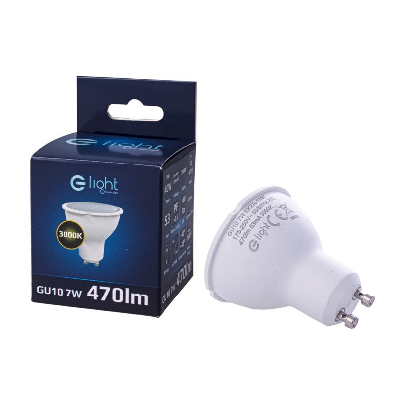 3x Żarówka LED GU10 6,5W Ciepła