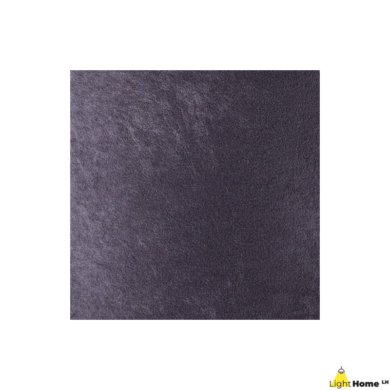 OUTLET -40% Lampa wisząca z asymetrycznym abażurem okrągłym, szarym 45 cm i wykończeniem złotym, E27