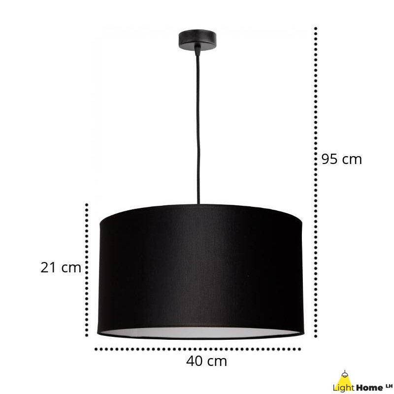 OUTLET -40% Lampa Wisząca Abażur Biały