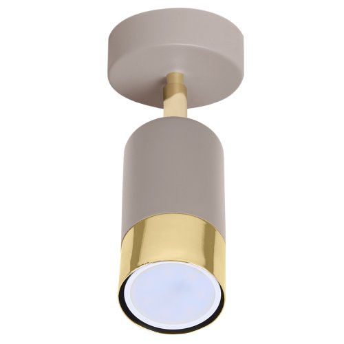 Lampa sufitowa ścienna reflektor pojedynczy HUGO kaszmirowy beżowy do kuchni łazienki