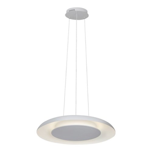 Lampa sufitowa wisząca żyrandol  LED PIATTINO biały barwa regulowana do salonu kuchni
