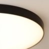 Lampa sufitowa plafon LED MAYA BLACK 50cm do salonu łazienki przedpokoju okrągły czarny