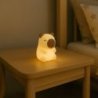 Lampka dziecięca nocna KAPIBARA zabawka miękka silikonowa USB RGB