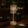 Lampka nocna stołowa LED przenośna bezprzewodowa SIMPLE CLEAR USB glamour