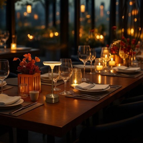 Lampka nocna stołowa LED przenośna bezprzewodowa TAVOLO GOLD USB złota glamour