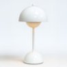 Lampka nocna LED grzybek stołowa bezprzewodowa COSTA WHITE USB biała nowoczesna