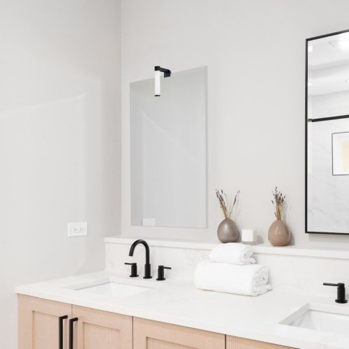 Kinkiet ścienny łazienkowy nad lustro LED APA MINI BLACK 4W nowoczesny