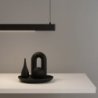 Lampa wisząca sufitowa LED żyrandol nowoczesny loft LINEA BLACK 36W do kuchni biura jadalni