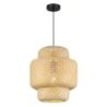 Lampa wisząca sufitowa żyrandol HESTIA bambusowy abażur boho japandi 30cm do sypialni salonu
