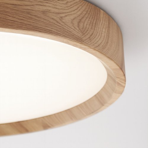 Lampa sufitowa plafon LED ORINOKO drewniany boho japandi 48cm do salonu przedpokoju