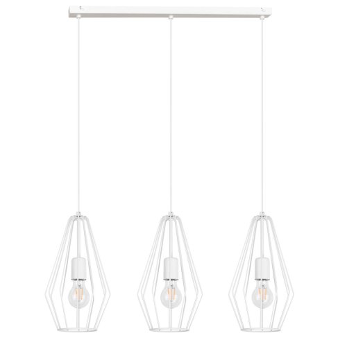Nowoczesna Lampa Wisząca Loft Diament Metal Dwa Kolory