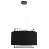 LAMPA WISZĄCA SUFITOWA OKRĄGŁA METALOWY ŚRODEK LAMPA WISZĄCA SUFITOWA OKRĄGŁA METALOWY ŚRODEK