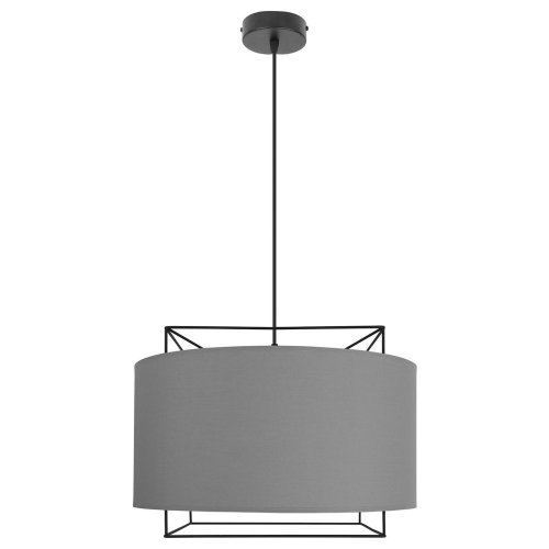 Nowoczesna Lampa Wisząca z Abażurem Metalowa Dekoracja