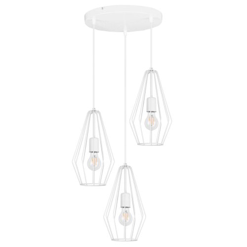 Lampa Industrialna Regulowana Metalowa Wisząca