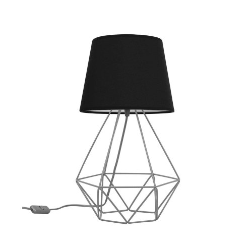 Lampka Nocna Loft do Sypialni Abażur Stożek