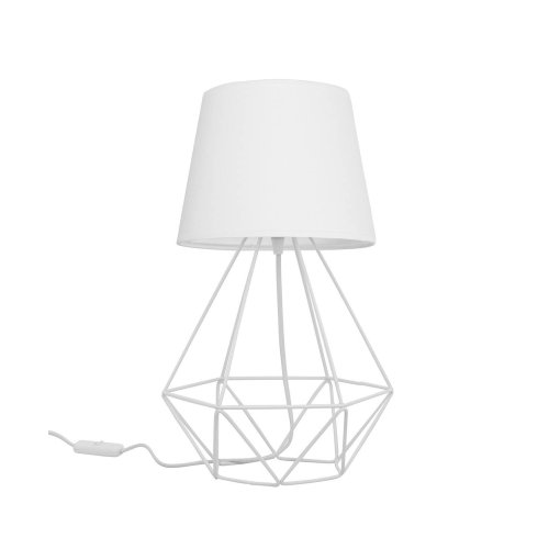 Lampka Nocna Loft do Sypialni Abażur Stożek