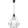 Nowoczesna czarna lampa wisząca sufitowa Nuvola Nowoczesna czarna lampa wisząca sufitowa Nuvola