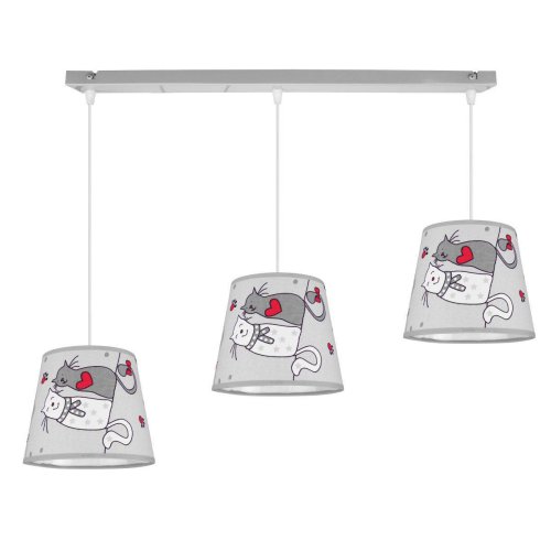 Lampa Wisząca Sufitowa Regulowana Dziecięca Abażury