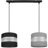 Nowoczesna lampa wisząca sufitowa 2-płomienna metalowa listwa Nowoczesna lampa wisząca sufitowa 2-płomienna metalowa listwa