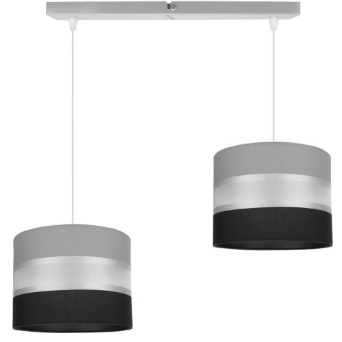 Lampa Wisząca Nowoczesna na Listwie Abażury Sufitowa