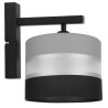 Nowoczesna lampa ścienna kinkiet 1-płomienny z abażurem w paski Nowoczesna lampa ścienna kinkiet 1-płomienny z abażurem w paski