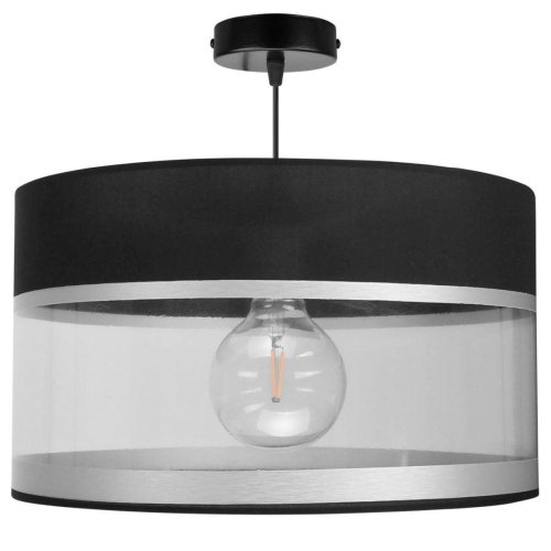 Nowoczesna Lampa Wisząca z Abażurem Żarówka