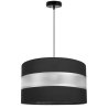 Lampa wisząca sufitowa żyrandol z abażurem czarnym Lampa wisząca sufitowa żyrandol z abażurem czarnym