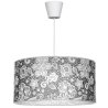 Nowoczesna lampa wisząca z abażurem z delikatną koronką Nowoczesna lampa wisząca z abażurem z delikatną koronką